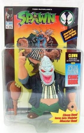 1994 - Clown - Alien Head - Action Figures - McFarlane Toys - Spawn - Series 1