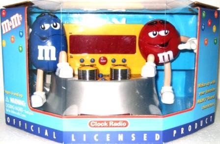 M&M's AM/FM Clock Radio