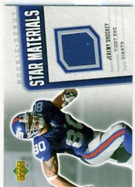 2006 - Jeremy Shockey - Upper Deck - Rookie Debut - Star Materials - Card SM-SH