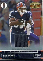 2007 - Lee Evans - Donruss - Gridiron Gear - O - Numbered - Authentic - Game Worn - Jersey Card