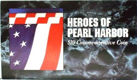 1991 - Republic of the Marshall Islands - Heroes of Pearl Harbor - $5 Commemorative Coin
