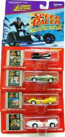 1997 - Speed Racer - Johnny Lightning - Complete Set of 4 - Die-cast Metal