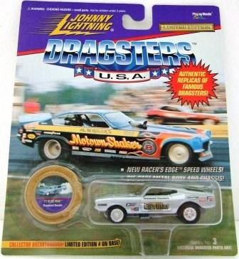 1996 - '71 Blue Max - Johnny Lightning - Dragsters U.S.A. - Raymond Beadle - Die-cast Metal