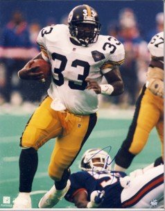 Byron "Bam" Morris - Signature Rookies - Limited Edition - Steelers - Autographed - Photograph