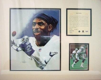 1995 - Deion Sanders - KRSI - Original Art - Limited Edition - Individually Numbered Print