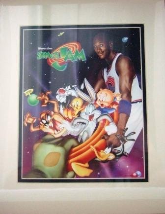 1996 - Michael Jordan - Cartoon Art - Space Jam - Warner Bros. - Limited Edition Print