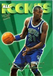 1995-96 - Kevin Garnett - NBA Basketball - SkyBox - Fleer Ultra - All Rookies Card - #3 of 10
