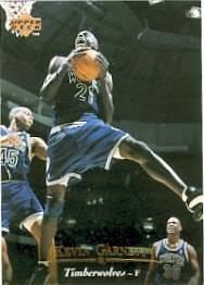 1995/96 - Kevin Garnett - NBA Basketball - Upper Deck - Rookie Card #273