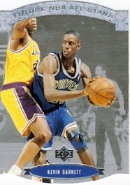 1995/96 - Kevin Garnett - Upper Deck - SP - NBA Basketball - Future NBA All-Stars - Card #AS28