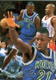 1995-96 - Kevin Garnett - NBA Basketball - Flair - Fleer/SkyBox - Rookie Card - #206