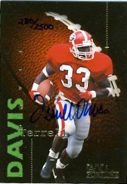 1995 - Terrell Davis - Signature Rookies - Fame & Fortune - Autographed Rookie Card