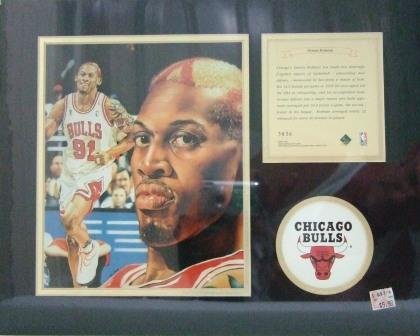 1996 - Dennis Rodman - KRSI - Original Art - Limited Edition - Individually Numbered Print