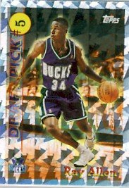 1996/97 - Ray Allen - NBA Basketball - Topps - Draft Pick - Rookie Card #DP5