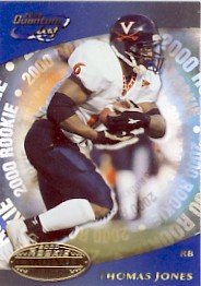 2000 - Thomas Jones - NFL Football - Donruss - Quantum - Leaf - Rookie Card #306