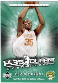 2007/08 - Kevin Durant - NBA Basketball - Upper Deck - First Edition - Rookie Card #KD1