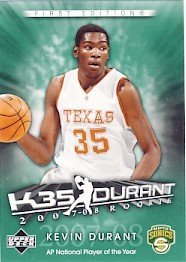 2007/08 - Kevin Durant - NBA Basketball - Upper Deck - First Edition - Rookie Card #KD6