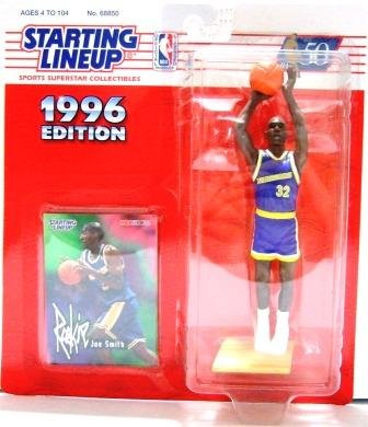 1996 - Joe Smith - Action Figures - Starting Lineups - Basketball - Warriors - Rookie Slu