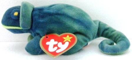 Ty - The Original - Teenie Beanie Baby - Iggy - Iguana - Used Plush Toys