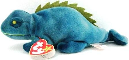 Ty - The Original - Beanie Baby - Iggy - Iguana - Used Plush Toys
