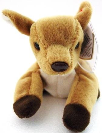 Ty - The Original - Beanie Baby - Whisper - Fawn - Plush Toys