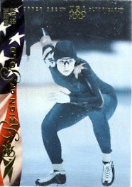 1996 - Bonnie Blair - Upper Deck - Reign of Gold - USA Olympicard - Card # RN2