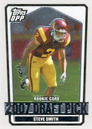 2007 - Steve Smith - Topps - Draft Picks And Prospects - NFL Football - Chrome Draft Pick - #122