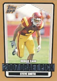 2007 - Steve Smith - Topps - Draft Picks And Prospects - NFL Football - Draft Pick - #122