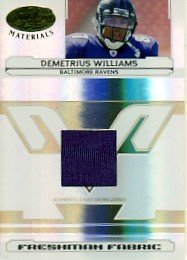 2006 - Demetrius Williams - Leaf - Certified - Materials - Card # 221
