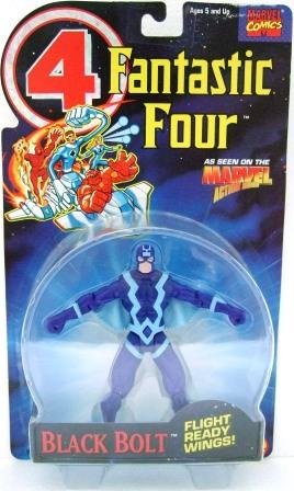 1994 - Toy Biz - Marvel Super Heroes - Fantastic Four - Black Bolt - Toy Action Figure