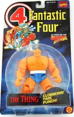 1994 - Toy Biz - Marvel Super Heroes - Fantastic Four - The Thing - Toy Action Figure