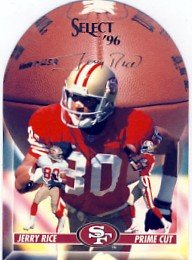 1996 - Jerry Rice - Pinnacle - Select - Prime Cut - Card #5 of 18