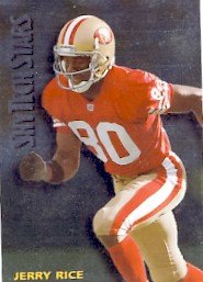 1994 - Jerry Rice - SkyBox - SkyTechs Stars - Card #ST-25
