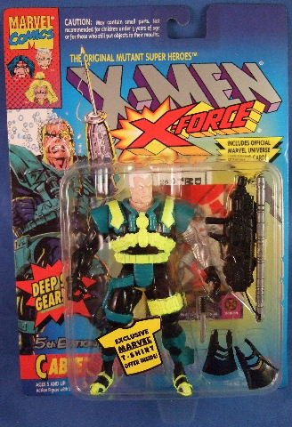 1994 - X-Men - The Original Mutant Super Heroes - X-Force - Cable - 5th Edition - Deep Sea Gear