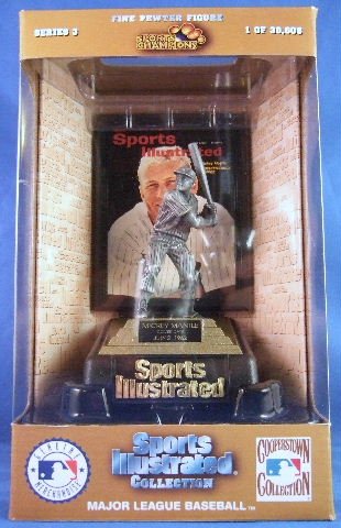 1997 - Sports Champions - Sports Illustrated - Mickey Mantle - Cooperstown Collection - Figure