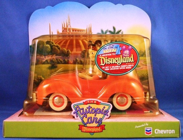 2000 - The Chevron Cars - Disneyland - Autopia Cars - Plastic Motor Vehicles