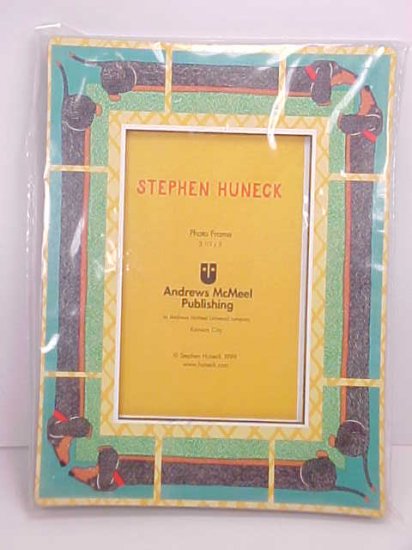 Wiener Dog Photo Frame Stephen Huneck Dachshund NEW!