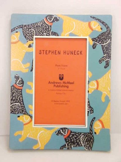 Stephen Huneck Photo Frame Labrador Retriever Dog NEW!