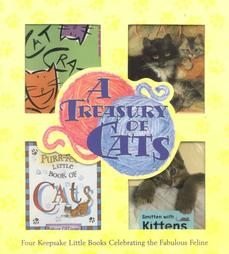 Treasury Of Cats 4 Little HB Book Library NEW Gift Lot