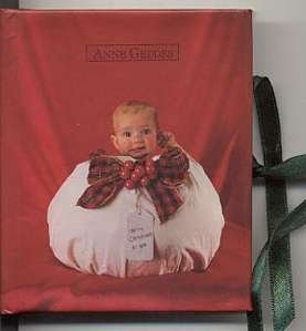 Red Xmas Baby Purse size Anne Geddes Photo Album NEW