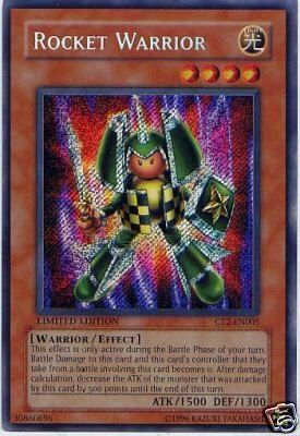 Limited Edition ROCKET WARRIOR Holofoil Ct2-En005 FREE SHIPPING