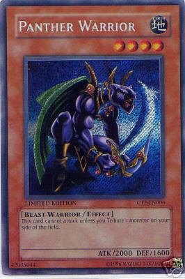 LIMITED EDITION PANTHER WARRIOR HOLOFOIL CT2-EN006 FREE SHIPPING
