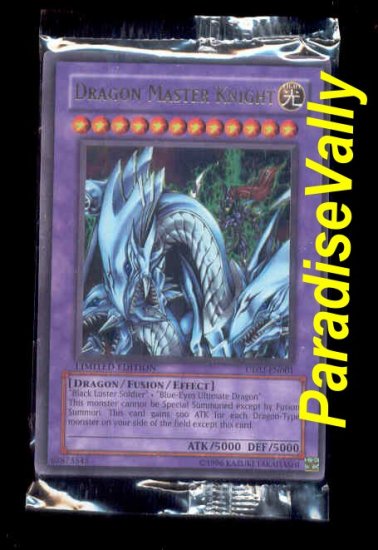 DRAGON MASTER KNIGHT YUGIOH GX HOLO ENGLISH CARD
