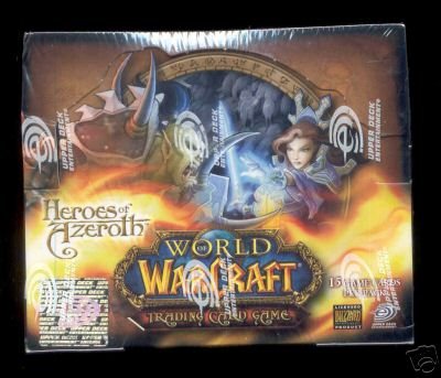 WORLD OF WARCRAFT CARDS 24 PACK BOX HEROES OF AZEROTH WOW !