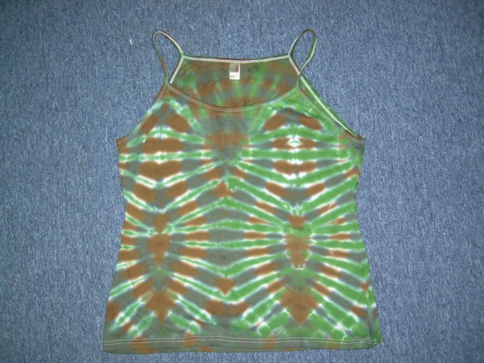 Tie Dye Spaghetti Strap Tank X-Large #2