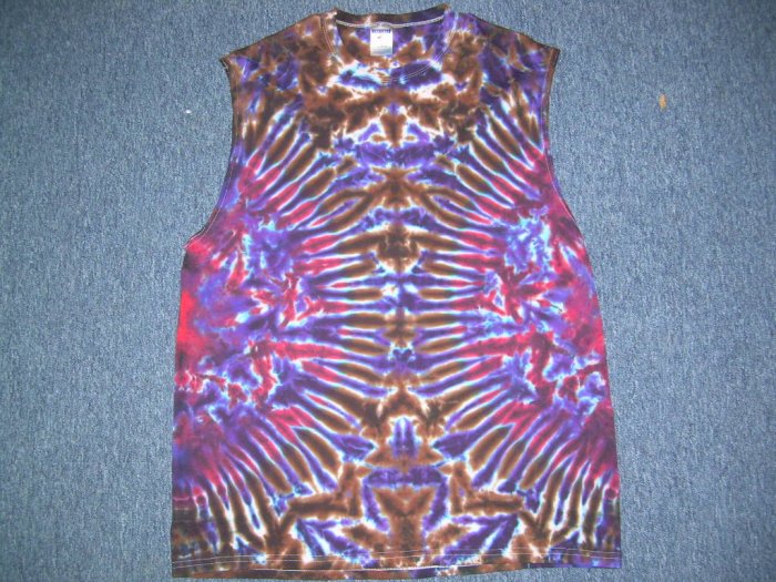 X-Large Sleeveless Tie Dye T-Shirt #2