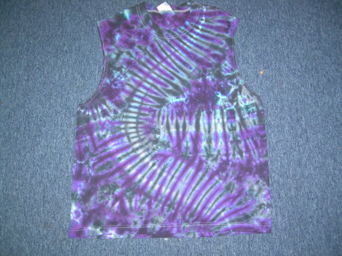 Tie Dye Sleeveless T-Shirt Large #2