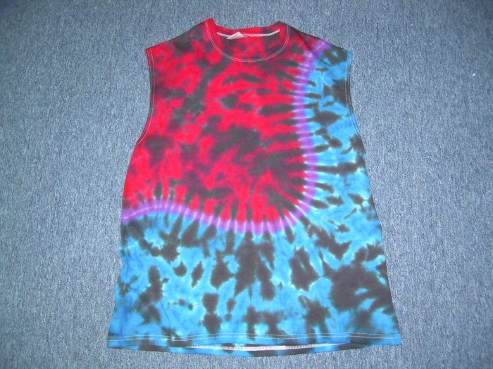 Tie Dye Sleeveless T-Shirt Large #11