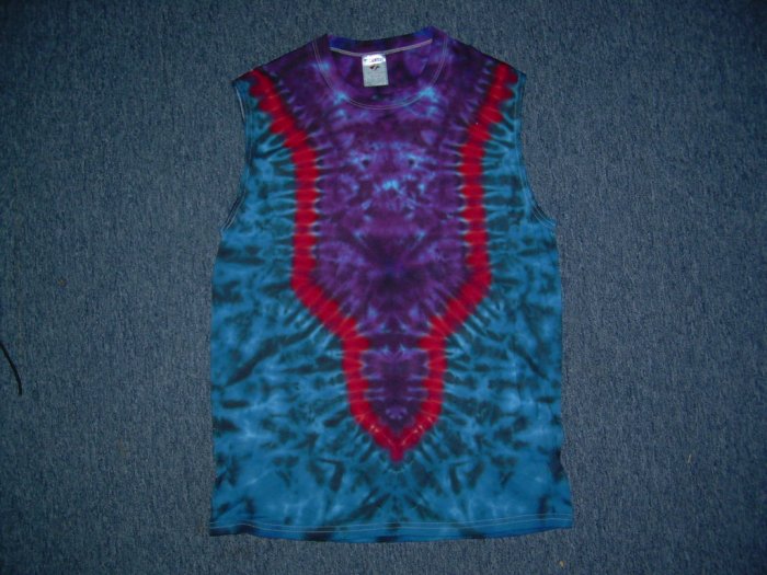Tie Dye Sleeveless T-Shirt Medium #2