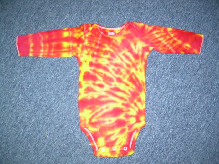 Tie Dye Onesie Longsleeve Medium #3