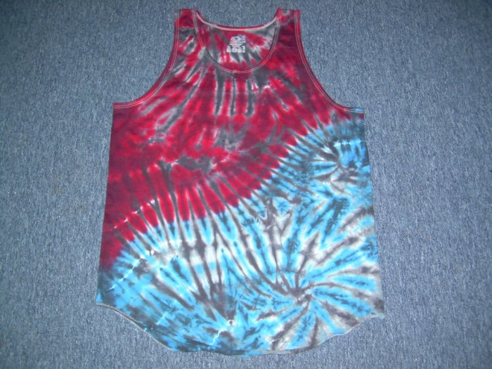 Medium Mens Tie Dye Tank Top #8